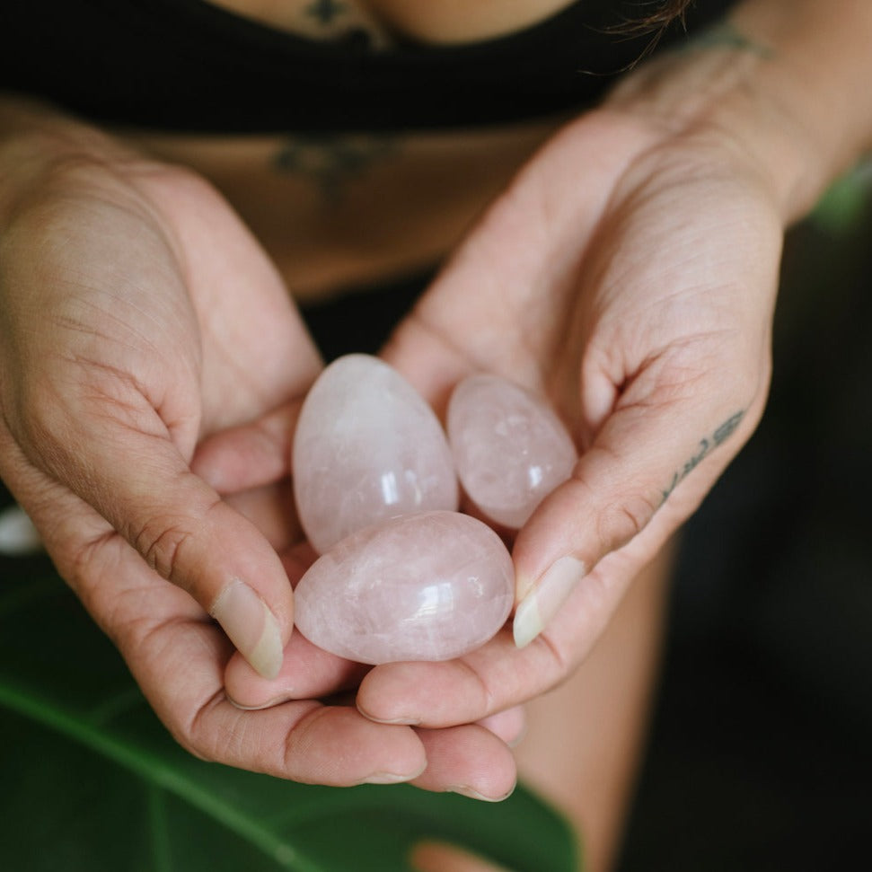 Rose Quartz Yoni Eggs Reiki Healing