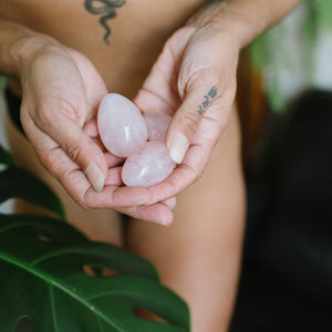 Rose Quartz Yoni Eggs Womb Healing