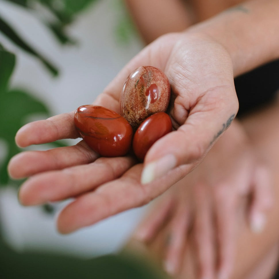 Red Jasper Yoni Eggs Kegel Eggs 