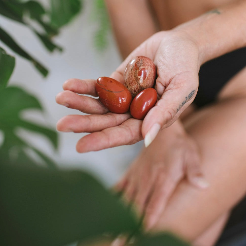 Red Jasper Yoni Eggs Womb Healing 