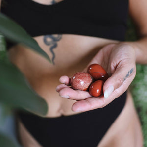 Red Jasper Yoni Eggs Womb Healing