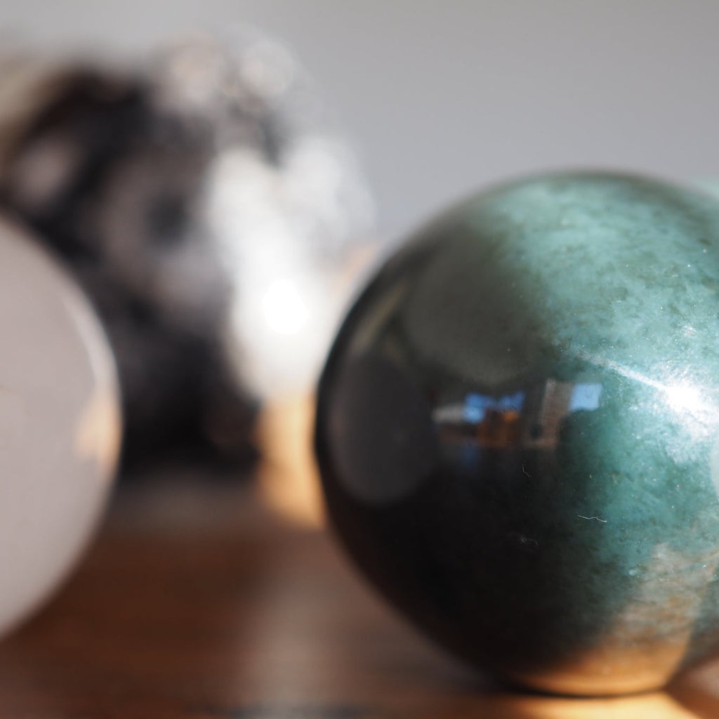 Nephrite Jade Yoni Egg Close Up 